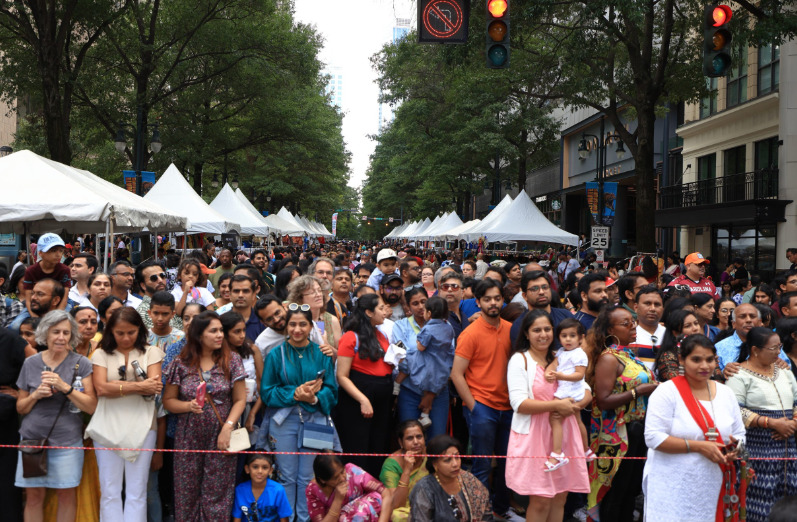 Event - Festival of India - a large crowd of attendees at Festival of India in 2025;