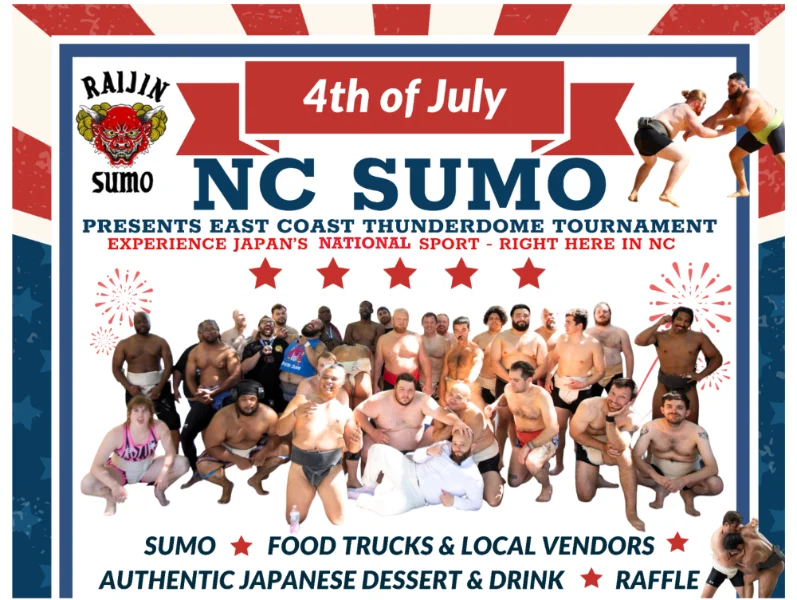 July 4 Sumo - Raleigh