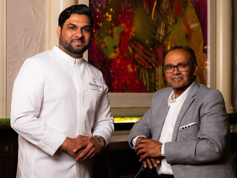 Zamindar’s Executive Chef Vamshi Krishna Adi and Co-Founder David Pandoria